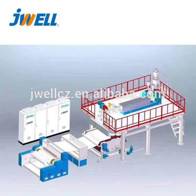 Jwell Mask raw material extrusion production line/PP Meltblown Nonwoven Fabric making machine