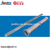 Jwell PVC profile pipe co rotation parallel twin screw and barrel