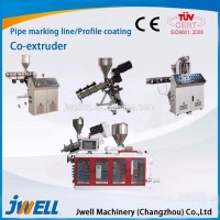 WPC co-rotating twin screw plastic extrusion machine, plastic extruding machine